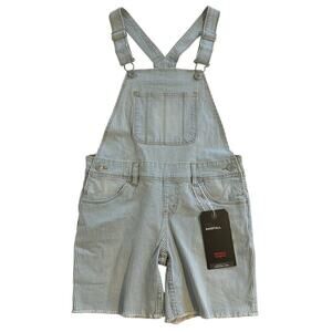 NWT Levi’s Railroad Striped Girls Shortalls Size 10